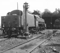 44845 on shed at Newton Heath in 1967<br><br>[Jim Peebles //1967]