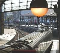 Voyagers under the station roof at Newcastle Central on 30 August 2010.<br>
<br><br>[John McIntyre 30/08/2010]