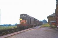 What ought to have been the final Langholm bound freight, photographed at Scotch Dyke in August 1967.<br>
<br><br>[Bruce McCartney /08/1967]