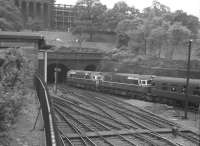 A pair of type 2s leaving Waverley in the summer of 1963 with the 4.03pm service to Inverness.<br><br>[Colin Miller /07/1963]