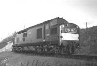 Sunday 2 November 1969 finds green class 37 no D6841 basking in the late autumn sun at Millerhill depot.<br><br>[Bill Jamieson 02/11/1969]