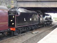 The PMR tours <I>Citadel Express</I> following arrival at Carlisle behind 6233 <I>Duchess of Sutherland</I> on 18 September 2010.<br><br>[Ken Browne 18/09/2010]