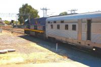 Ready for the long haul. The <I>Indian Pacific</I> preparing to leave East Perth on 24 September 2008.<br><br>[Colin Miller 24/09/2008]