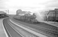 5064 <I>Bishop's Castle</I> calls at Newport High Street on 27 June 1959.<br>
<br><br>[Robin Barbour Collection (Courtesy Bruce McCartney) 27/06/1959]