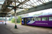 A service for Rochdale about to leave Oldham Mumps on 28 September 2009.<br><br>[Ian Dinmore 28/09/2009]