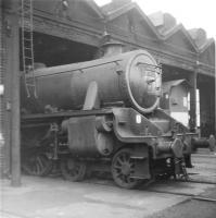 Shed scene from 1967 at Newton Heath MPD in Manchester.<br><br>[Jim Peebles //1967]