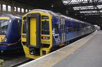 158870 in Saltire livery at Edinburgh Waverley on 28 September.<br><br>[Bill Roberton 28/09/2010]