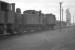 Scene in the yard at Colwick MPD (40E) on 28 August 1960 with a J94 and a pair of J69 0-6-0 tanks standing in the yard nearest the camera.<br><br>[K A Gray 28/08/1960]