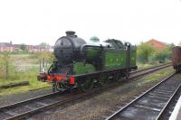 GNR 0-6-2T no 1744 at Loughbrough on 10 October 2010.<br>
<br>
<br><br>[Peter Todd 10/10/2010]