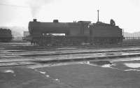 Fowler 7F 0-8-0 no 49618 stands in the shed yard at 24D Lower Darwen in September 1960.<br><br>[K A Gray 25/09/1960]