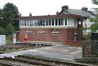 Harrogate North signalbox, September 2010.<br><br>[John Furnevel 27/09/2010]