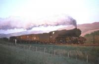 V2 60813 with a late afternoon Millerhill - Kingmoor freight on the Waverley route near Stobs in October 1964.<br><br>[Robin Barbour Collection (Courtesy Bruce McCartney) 11/10/1964]