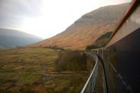 View from the sleeper rounding the Horseshoe Curve on 30 March 2007.<br><br>[Ian Dinmore 30/03/2007]