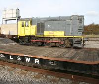 Class 600 diesel electric locomotive no 663 <I>Annette</I> is the resident pilot at Shildon and is seen here in the yard outside the main exhibition hall on 23 November 2010. Originally built for the Dutch State Railways by English Electric, it was withdrawn by NS in 2002.  No 663 is one of several preserved members of the class.<br>
<br><br>[John Furnevel 23/11/2010]