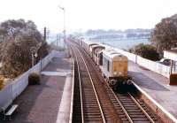 An EE Type 1 takes a southbound freight through Carluke in June 1967.<br><br>[Colin Miller /06/1967]