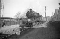 Class D34 4-4-0 no 62471 <I>Glen Falloch</I> photographed at Selkirk on 4 April 1959 during the Branch Line Society <I>Scott Country Railtour</I>.<br><br>[Robin Barbour Collection (Courtesy Bruce McCartney) 04/04/1959]