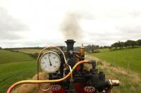 Footplate view from a Woody Bay to Killington Lane train on the Lynton and Barnstaple Railway in September 2009.<br><br>[Ian Dinmore /09/2009]