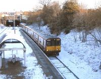 314 207 runs into Pollokshields West with an Inner Circle service on 27 November. This is a station-rich part of Glasgow with Pollokshields East, Queen's Park, Crossmyloof and Maxwell Park all around a half-mile away. <br><br>[David Panton 27/11/2010]