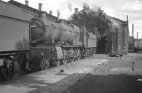Collett ex-GWR Grange class 4-6-0 no 6861 <I>Crynant Grange</I> stands on Reading shed on 25 September 1963.<br><br>[K A Gray 25/09/1963]