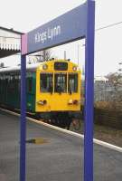 The Network Rail observation car <I>'Caroline'</I> at King's Lynn on 24 February 2010 preparing to take the branch to Middleton Towers. <br><br>[Ian Dinmore 24/02/2010]