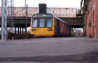 Stabled in the siding next to platform 3 at the north end of Preston station on 11 February 2010, unit 142007 awaits its next tour of duty.<br>
<br><br>[John McIntyre 11/02/2010]