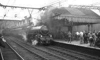 B1 no 61131 at Sheffield Victoria with the penultimate leg of the RCTS Great Central Rail Tour on 13 August 1966. The B1 hauled the special as far as Nottingham Victoria from where 34002 took over for the return to London (Marylebone). <br><br>[K A Gray 13/08/1966]