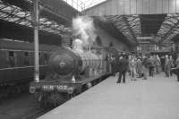 Ex-HR <I>Jones Goods</I> no 103 prepares to leave Inverness with the 1.35pm special to Perth on 30 August 1965. The locomotive had been operating in the area as part of the Highland Railway Centenary celebrations.<br><br>[K A Gray 30/08/1965]