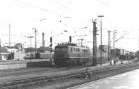 DB electric locomotive number 140 716-2 in the yard at Osnabruck in the summer of 1976.<br>
<br><br>[John McIntyre //1976]