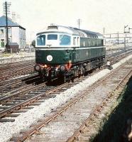 BRCW Type 2 no D5321 photographed at Saughton Junction in August 1959 some 4 months after delivery. The locomotive spent an initial period at the newly converted diesel depot at Leith Central (64H) before being sent north to Inverness. Eventual withdrawal came in October 1991 as no 26021. <br><br>[A Snapper (Courtesy Bruce McCartney) 26/08/1959]