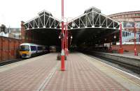 The refurbished Marylebone station in July 2005, having become the operating centre for the Chiltern Railways franchise, whose DMUs occupy most of the platforms.<br><br>[John Furnevel 23/07/2005]