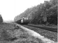 A heavy freight hauled by DB electric locomotive no 140 655-2 on the <br>
freight only loop that bypasses the city of Munster. Photographed in the summer of 1977.<br>
<br><br>[John McIntyre //1977]