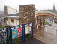 The wheel has come almost full circle at Accrington as the new ticket office is almost on the site of the original main station building, demolished forty years previously [See image 54930]. The new building  actually stands where the line to Stubbins and Bury ran and is impressive from all angles.<br><br>[Mark Bartlett 01/01/2011]