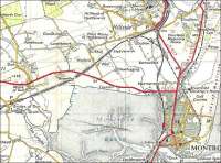 The Montrose area in 1959 as shown on OS 7th Series Sheet 30.  How many rail travellers over the years have been disorientated by Montrose Basin, making it look as if the sea is on the wrong side?  The rail system was still intact, though Montrose Caledonian station is incorrectly shown as open to passengers when it had closed 25 years earlier!  Kinnaber Junction, the effective winning post of the 1895 rail races to Aberdeen, is the one next to the Mental Hospital. That bane of the main line, the single track section between Montrose South and Usan (so it was built, so it remains) is laid bare.  Crown Copyright 1959.<br>
<br><br>[David Panton //1959]