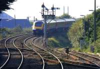 The Paddington bound <I>Cornish Riviera Express</I> HST aproaching Par in 2007<br><br>[Ian Dinmore //2007]