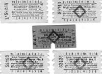 Selection of old BR platform tickets. <br><br>[David Pesterfield //]