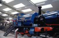 Locomotive <I>Woolmer</I> built by Avonside in 1910 for the Longmoor Military Railway, seen in July 1986. After closure of the Museum it went to the NRM at one stage but now appears to be in the Milestone Museum in Basingstoke. <br><br>[Colin Miller /07/1986]