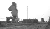 The abandoned steam shed at Goole, photographed on Wednesday 12th August 1970<br><br>[Bill Jamieson 12/08/1970]