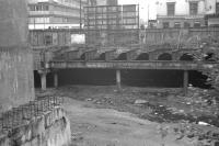 Last of the series of images showing reconstruction work in progress at Glasgow Central Low Level station in 1974.<br><br>[John McIntyre //1974]