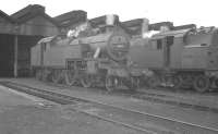 42401 stands alongside 42432 in the shed yard at Barrow in the summer of 1960.<br><br>[K A Gray 06/08/1960]