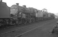 Crab 2-6-0 no 42762 out of use at 55D Royston shed in October 1962. Located between Barnsley and Normanton, Royston shed was closed in 1967 and demolished by the early 1970s.<br><br>[K A Gray 07/10/1962]