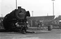 DB Class 043 2-10-0s on shed at Rheine in 1977, the final year of <br>
mainline steam operations in Germany.<br><br>[John McIntyre //1977]
