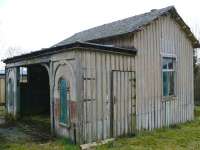 The wooden station building at King Edward (1860 - 1951) still survives in 2011, although it is not being looked after at present - so who knows for how much longer.  Extensions added to the building in the 1970s have since been removed, revealing the original facade of the porch. [See image 32462]<br><br>[John Williamson 22/01/2011]