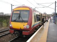 Boarding a train at Newcraighall on Saturday 22 January 2011. This was the photographer's first journey over this part of the Waverley Route since 5 January 1969!<br>
<br><br>[Bruce McCartney 22/01/2011]