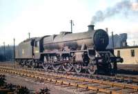 Jubilee 4-6-0 no 45635 <I>Tobago</I> in the yard at Polmadie in September 1959.<br><br>[A Snapper (Courtesy Bruce McCartney) 26/09/1959]