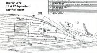 The plan of the layout of Eastfield Depot accompanying the programme for the Railfair open days on 16/17 September 1972. [See image 32548]<br><br>[Colin Miller 16/09/1972]