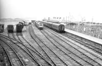 A general view over the south side of the station at Kyle of Lochalsh in July 1963.<br>
<br><br>[Colin Miller /07/1963]