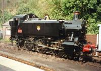 Nicely turned out GWR 0-6-0PT no 1501 stands at Bewdley in 1997.<br><br>[Colin Miller /09/1997]