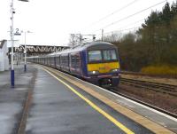 322485+322481 on the 5Y00 Shields - Edinburgh ECS through Carstairs on 5 February 2011.<br><br>[Ken Browne 05/02/2011]