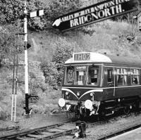 DMU at Bewdley on the Severn Valley Railway in September 2004.<br><br>[Peter Todd /09/2004]