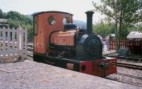 'Quarry Hunslet' <I>Dolbadarn</I> stands at Gilfach Dhu on the Llanberis Lake Railway in 2003.<br>
<br><br>[Bill Roberton //2003]